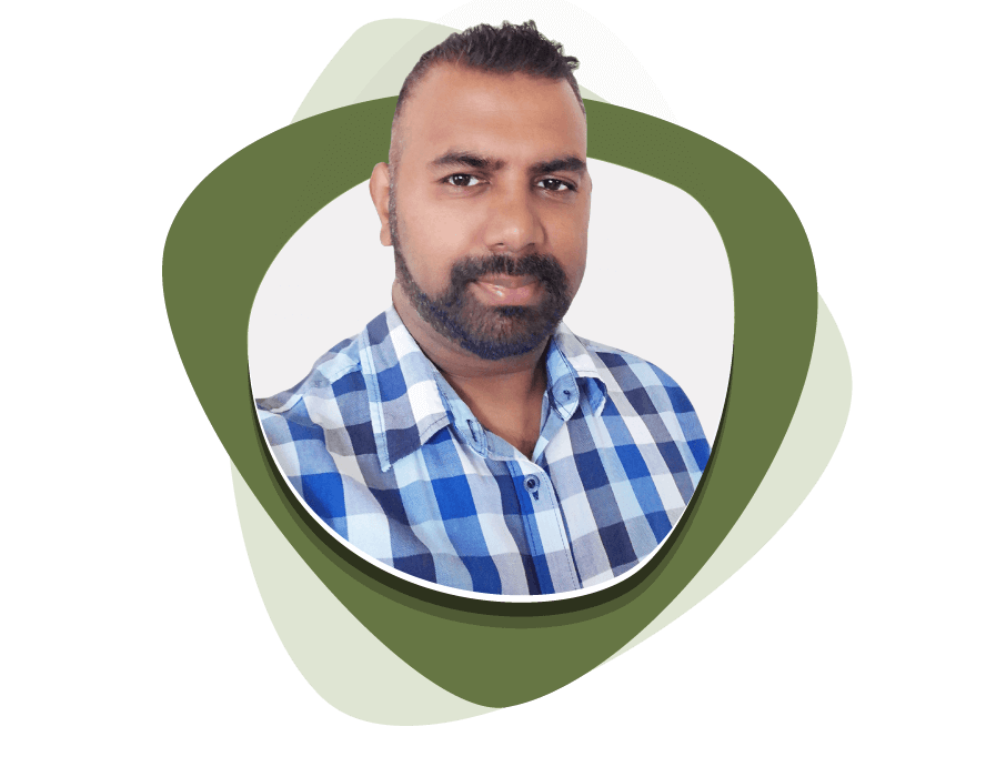 Portrait of Mukesh Ram, church website designer